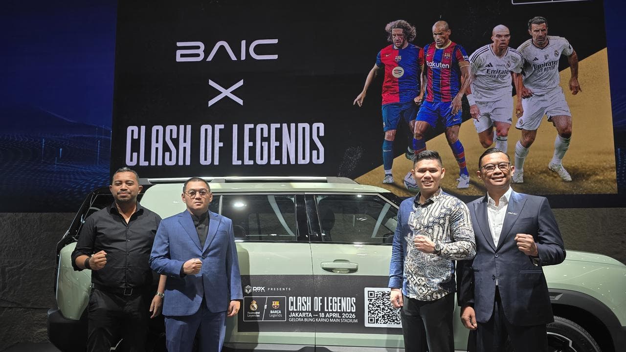 Mobil BAIC Jadi Transportasi Eksklusif untuk Legenda El Clásico di Jakarta: Lebih dari Sekadar Sponsor